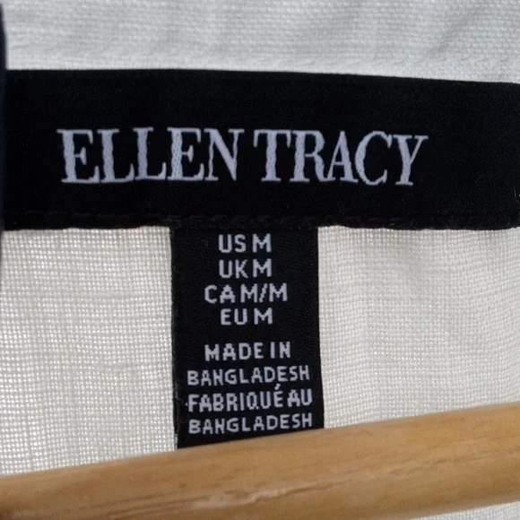 Linen tunic top Med Ellen Tracy - Picture 7 of 9